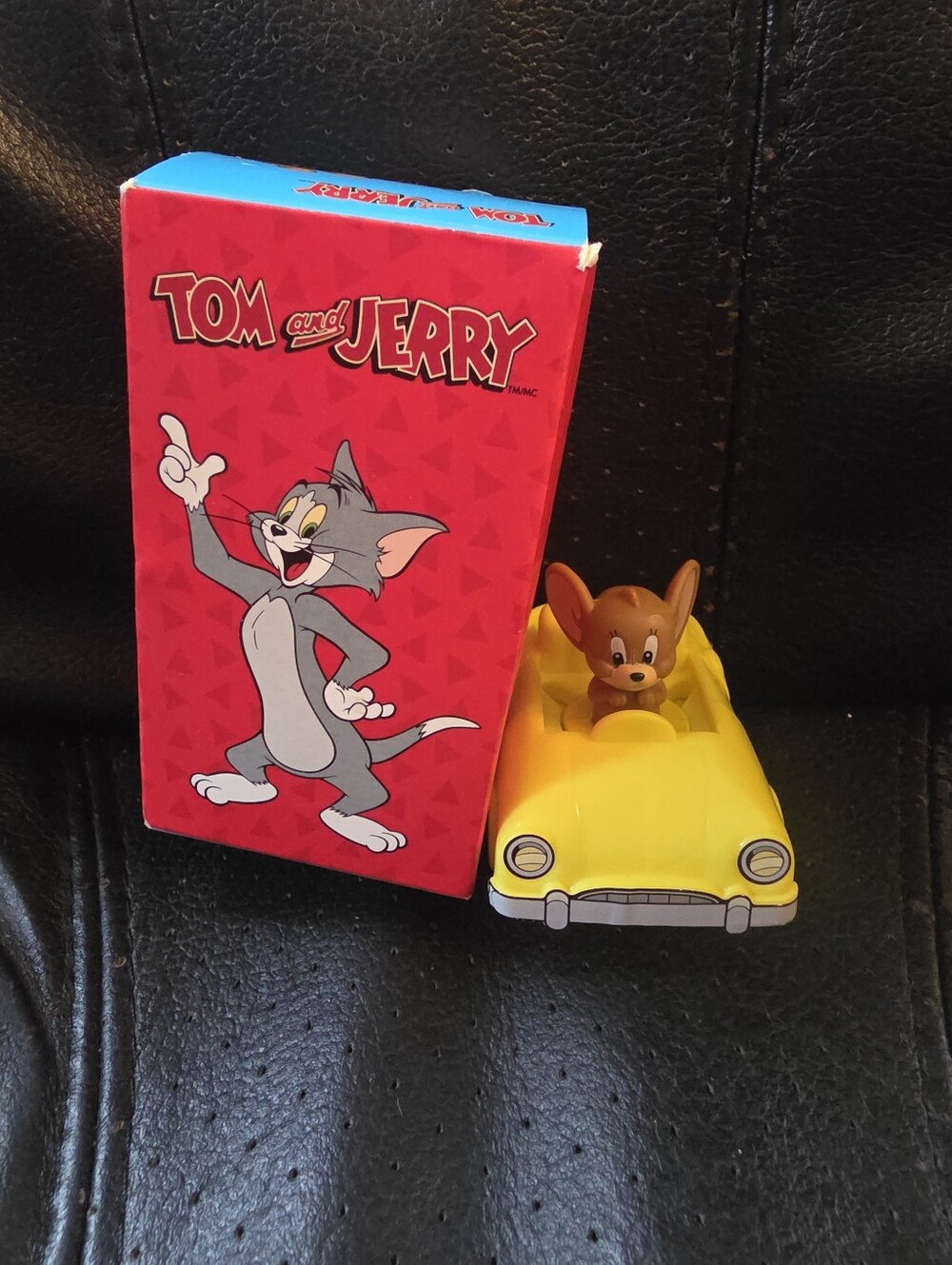 McDonalds Tom & Jerry Band Happy Meal Toy 1989 Jerry with Drum Set W Box
